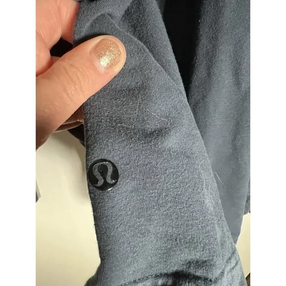Lululemon blue puffer athleisure streetwear yoga jacket XXL full zip comfy